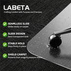 Office Chair Mat for Low-Pile Carpet 30" x 48", Compact Carpet Protector - Image 2