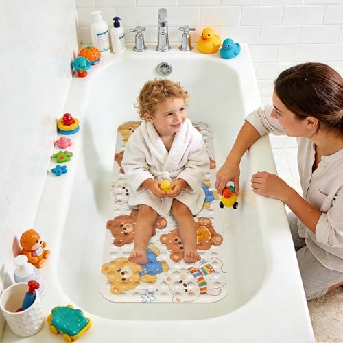 Kids Bathtub Mat, Non Slip Cartoon Bath Mat - Image 6