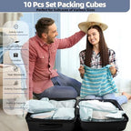 10 Pcs Set Packing Cubes - Image 2