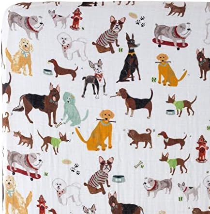 Little Unicorn Premium Crib Sheet | Breathable & Super-Soft Muslin Fabric by LittleUnicorn