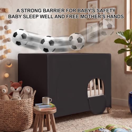 Blackout Crib Cover, Breathable Canopy - Image 5