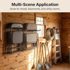 Garage Storage Mechanism Wall Mounted, Folding chair storage rack, Garden Tool - Image 3