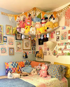 Kangaroo Stuffed Animal Storage Hammock, Corner Hanging Toy Organizer - Image 3