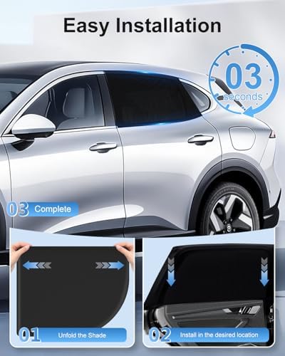 Car Window Shades-Side Window Sun Shades, UV Protection Breathable Spandex Baby - Image 3