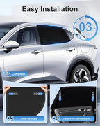 Car Window Shades-Side Window Sun Shades, UV Protection Breathable Spandex Baby - Image 3