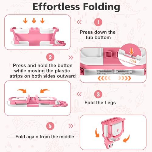 Collapsible Baby Bathtub for Newborns - Image 5