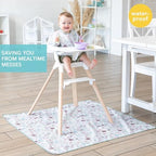 Bumkins Baby Splat Mat for Under High Chair, Babies Toddlers Eating Mess Mat - Image 2