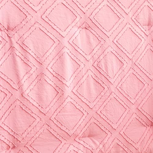 Tufted Ruffle Crib Bedding Set 3 Pieces Baby Boho Quilted Comforter - Image 4