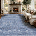 JOLLYVOGUE 8x10 Area Rugs for Living Room, Vintage Washable Rug by JOLLYVOGUE