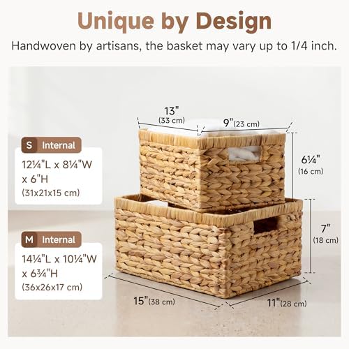 StorageWorks Wicker Storage Baskets - Image 3
