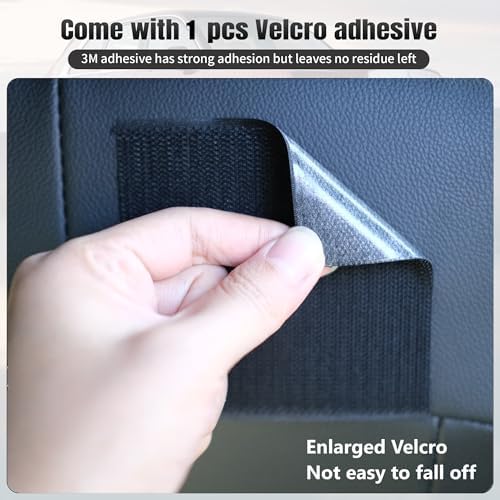 JEYODA Car Seat Side Storage Pocket, Small Organizer, PU Leather - Image 2
