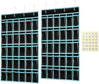 KEEPJOY Classroom Pocket Chart Organizer, Cell Phones Calculator Holder by KEEPJOY