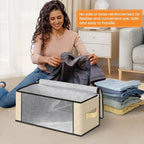 Fab totes 35L Closet Organizers, Foldable Under Bed Storage Containers - Image 3