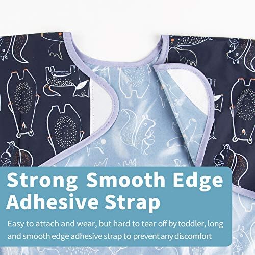 3 Pcs Long Sleeved Bib Set|Baby Waterproof Bibs - Image 4