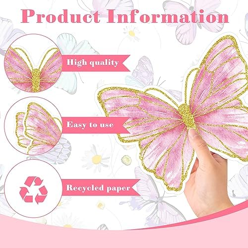 Harloon 100 Pcs Butterfly Paper Placemats - Image 3