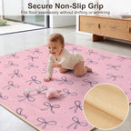 Basumee Splat Mat for Under High Chair, Waterproof & Mess-Proof Floor Mat - Image 4