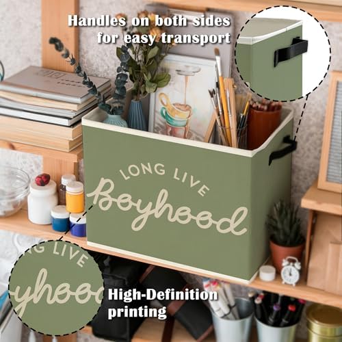 Long Live Boyhood Boys Storage Bins Box - Image 5