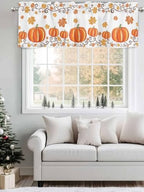 Vandarllin Fall Maple Leaves Kitchen Curtains Valances - Image 4
