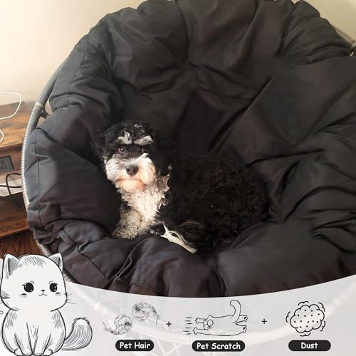 Papasan Cushion Cover Only, 50in Outdoor Indoor Papasan Chair Cushion Cover - Image 3