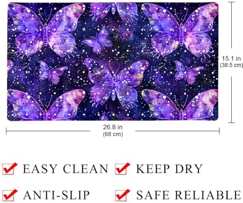Non Slip Shower Mat Bathtub Mat 15.1x26.8 Inch, Quick Dry Bath Mat - Image 4