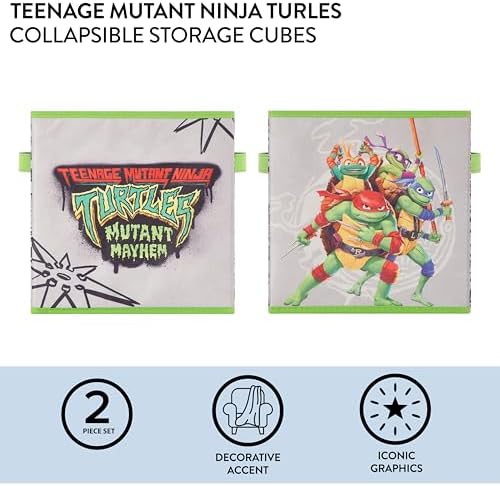 Teenage Mutant Ninja Turtles: Mutant Mayhem Storage Cubes – Set of 2 - Image 2