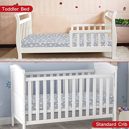 Crib Sheets for Boys or Girls 2 Pack, Fitted Crib Sheet - Image 5