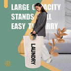 Caroeas 100L Laundry Basket, Large Laundry Hamper, Laundry Bag - Image 2