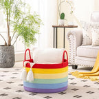 KAKAMAY Large Blanket Basket - Image 2