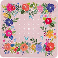 Square Shower Mat Non Slip 21x21 Inch, Plant Anti Slip Shower Mat by Denifeiya