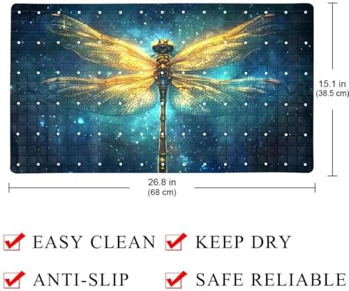 Baby Bath Mat Non Slip 26.8"x15.1" Bathtub Mat - Image 4