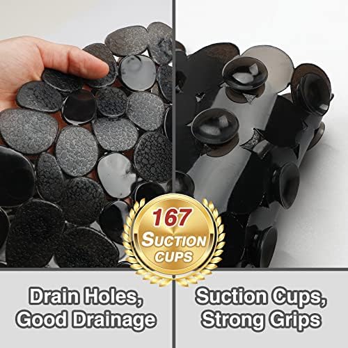 Vannokor Bathtub Mats for Bathroom 27x14 Inch, Bath Mat for Tub Feels Great on - Image 3