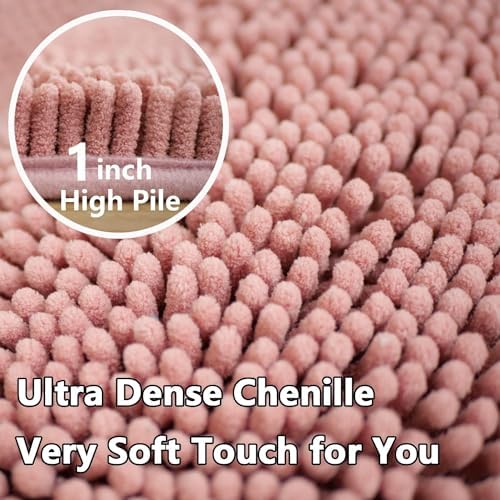 BOANKODU Toilet Rugs U-Shaped, Machine Washable, Bath Mats - Image 4