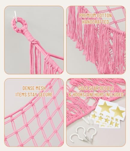 Lare Stuffed Animal Storage Hammock Corner Net - Image 2