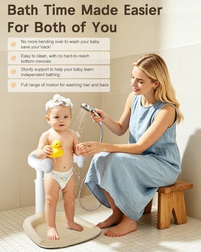 COOSEYA® Baby Shower Stand, Toddler Bath Stand Support - Image 7