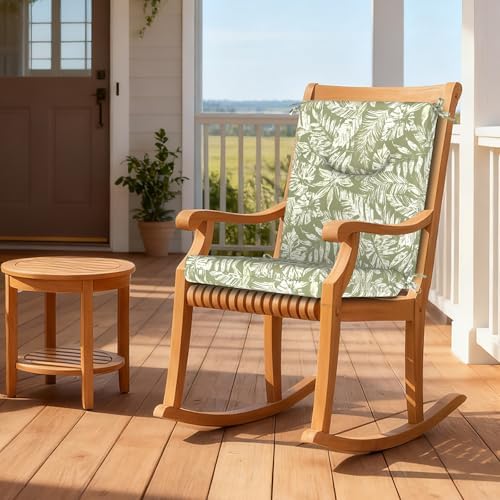 DYTXIII Outdoor High Back Chair Cushions Set of 2, 44x20 in Water Repellent - Image 2