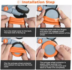 8Pcs Upgrade Luggage Wheel Covers, Travel Accessories - Image 4