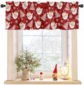 Vandarllin Christmas Kitchen Curtains Valances by VandarllinHomeKitchenDecor
