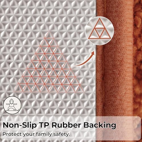 GRANNY SAYS Terracotta Bathroom Rug 20" x 32", Non-Slip Bath Mat - Image 6