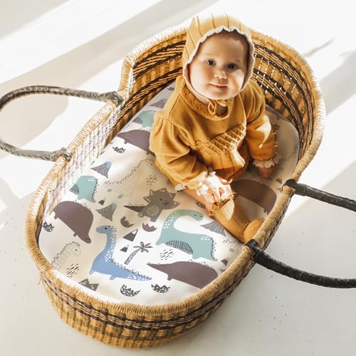 Yoofoss 3-Pack Bassinet Sheets for Boys Girls Universal Fit - Image 2
