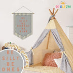 Boys Nursery Room Wall Decor, Be Silly Be Honest Kind Decor - Image 6