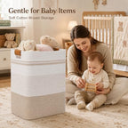 Laundry Hamper, Cotton Rope Laundry Basket - Image 6