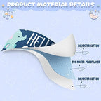7Pcs Cotton Waterproof Baby Bibs Hook Loop Closure Newborn Bib Keepsake Baby - Image 4