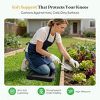 Grenebo 2-Pack Kneeling Pads, Extra Thick, 17.3 x 11 x 1.6 in - Image 3
