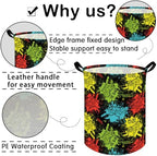Game hamper, Waterproof foldable Kids laundry basket, Nursery Hamper, Games - Image 7