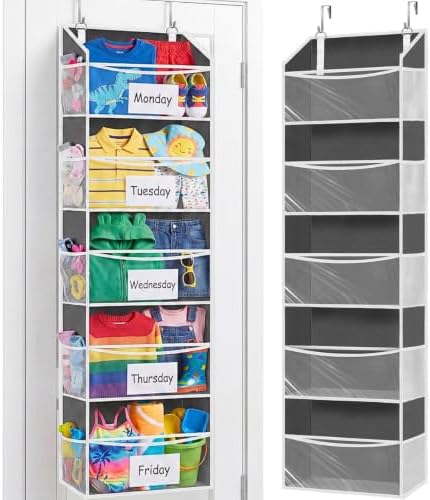Ofiray-home 5Tiers Over Door Organizer, Weekly Clothes Organizer by Ofiray-home