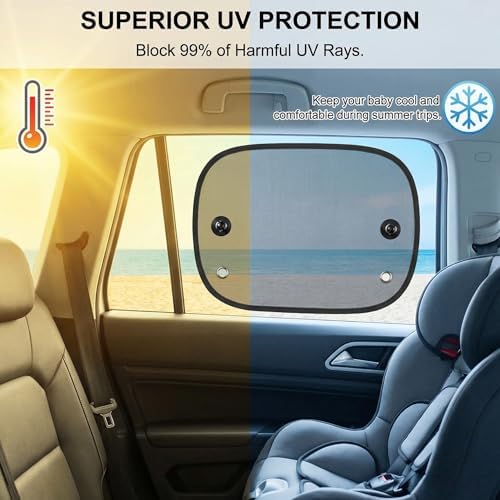 2 PCS Car Window Shades, 19.7" × 11.8" Car Windows Shade - Image 3