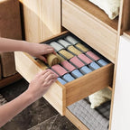 Joyoldelf Sock Drawer Organizer Underwear Organizer, 24 Cell Collapsible Closet - Image 3