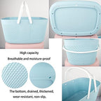 rejomiik Portable Plastic Shower Caddy Basket Organizer - Image 3