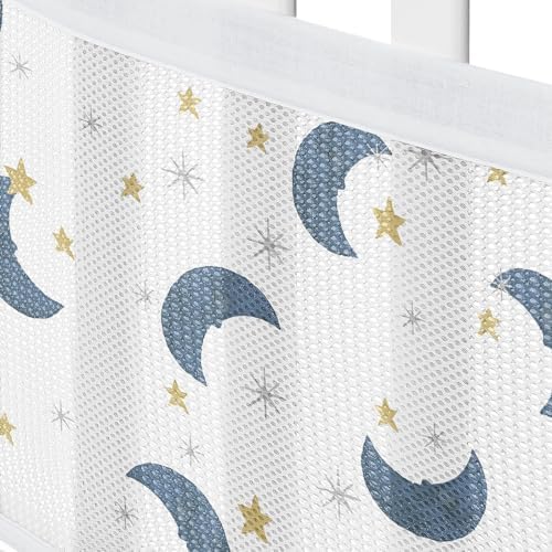 Sweet Jojo Designs + BreathableBaby 2-Piece Breathable Mesh Crib Liner Set - Image 5