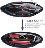 Vercord Expandable Nylon Handbag Purse Organizer Insert Liner Shaper Bag in Bag - Image 3